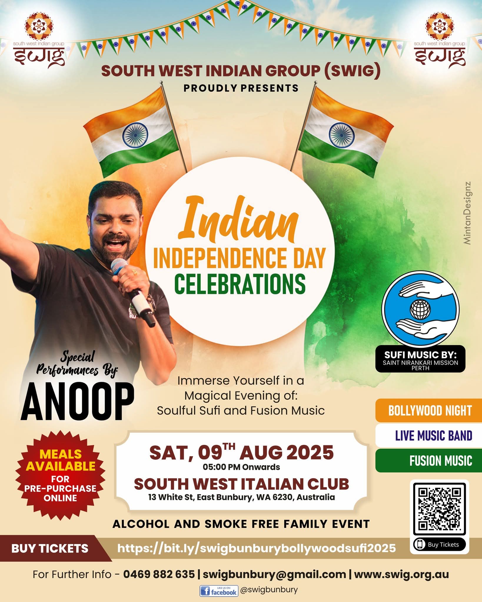 Indian Independence Day Celebrations - 9th August 2025
